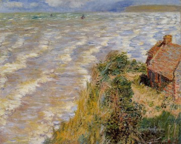  Rising Painting - Rising Tide at Pourville Claude Monet
